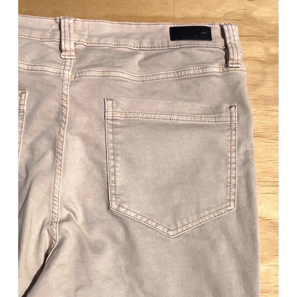 Nicole Miller New York Soho High Rise Boot Cut Pants Tan Khaki Size 14 NWT - Picture 6 of 7